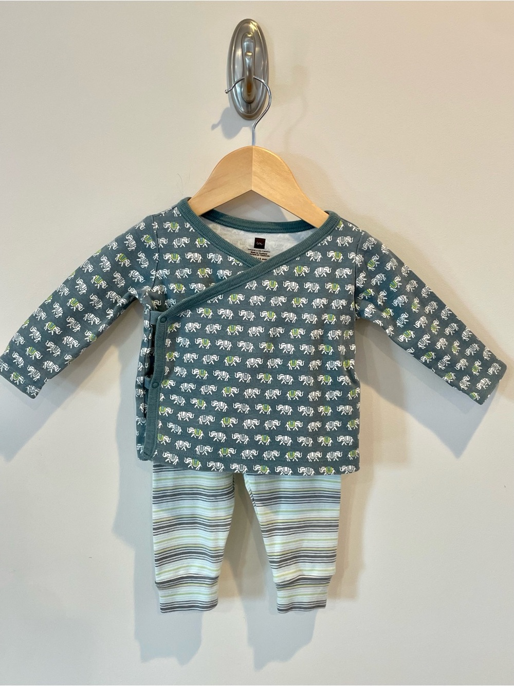 Tea Collection Wrap Top and Pants Set - Sz 6-12 mo.
